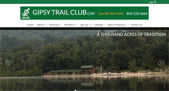 Desktop Screenshot of gipsytrailclub.com