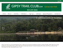 Tablet Screenshot of gipsytrailclub.com